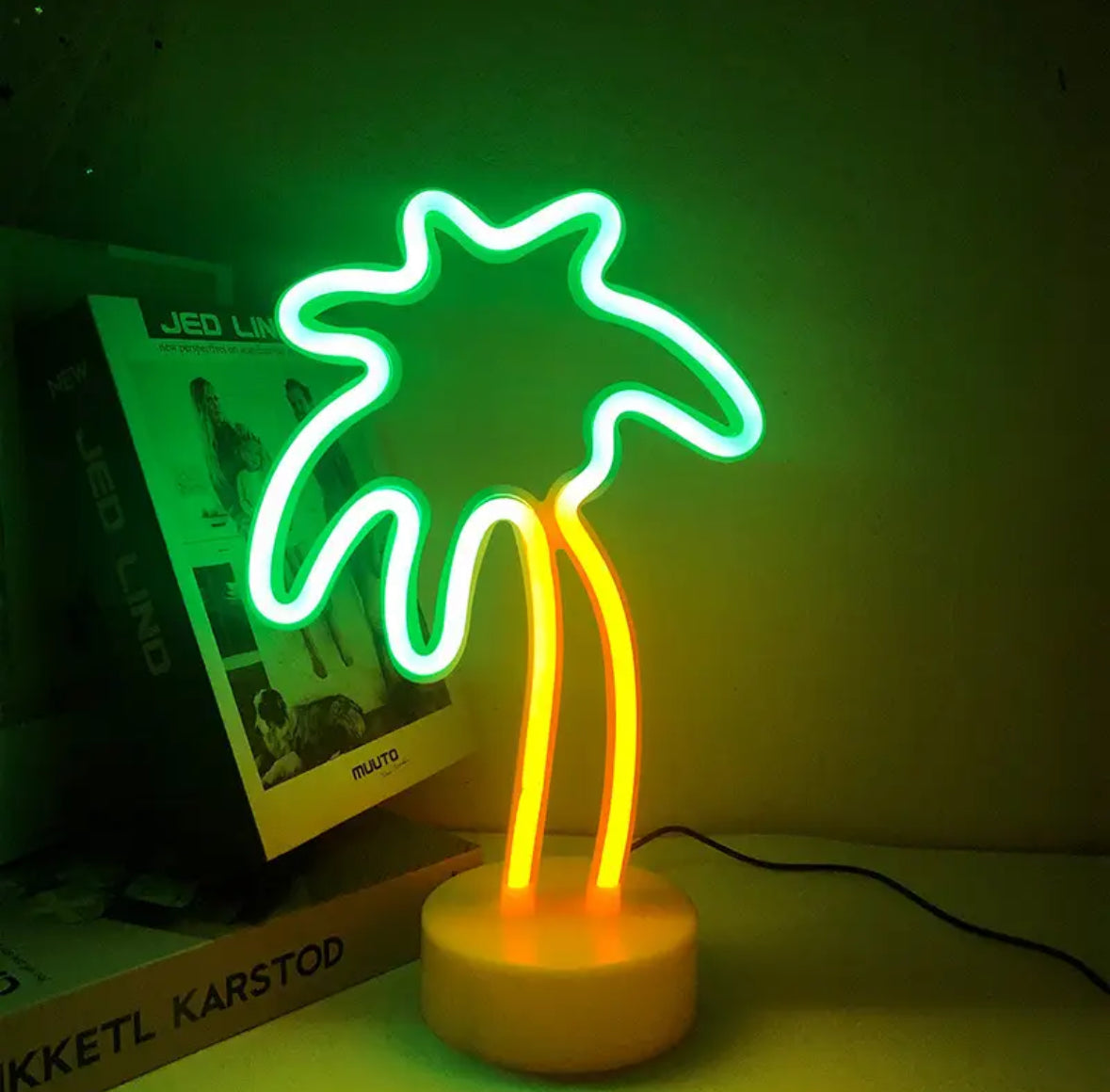 LED Neon Deko-Licht mit Sockel