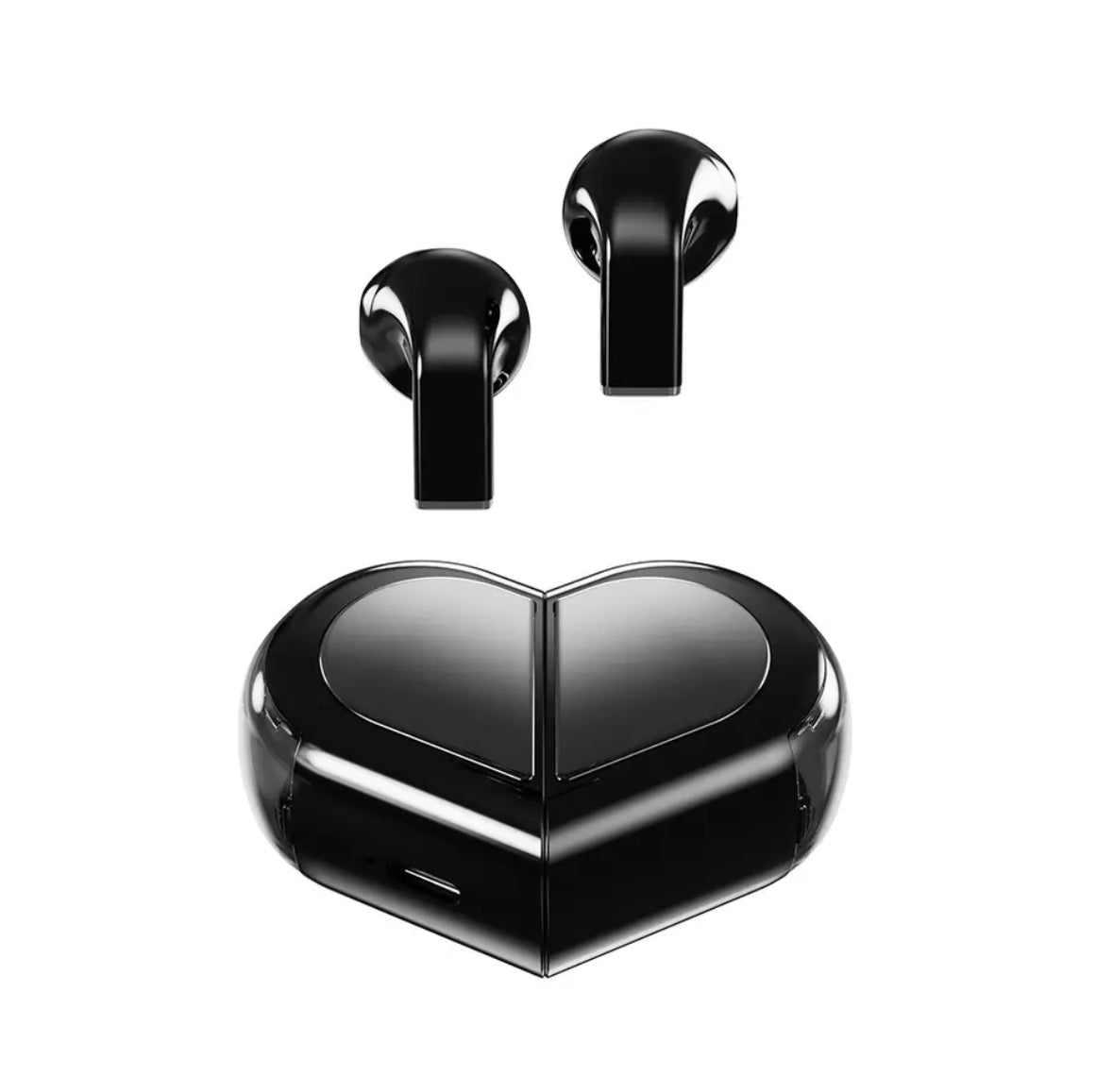 In-Ear Bluetooth Kopfhörer mit herzförmiger Ladehülle