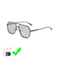 Photochromatische Luxus Metallrahmen Sonnenbrille