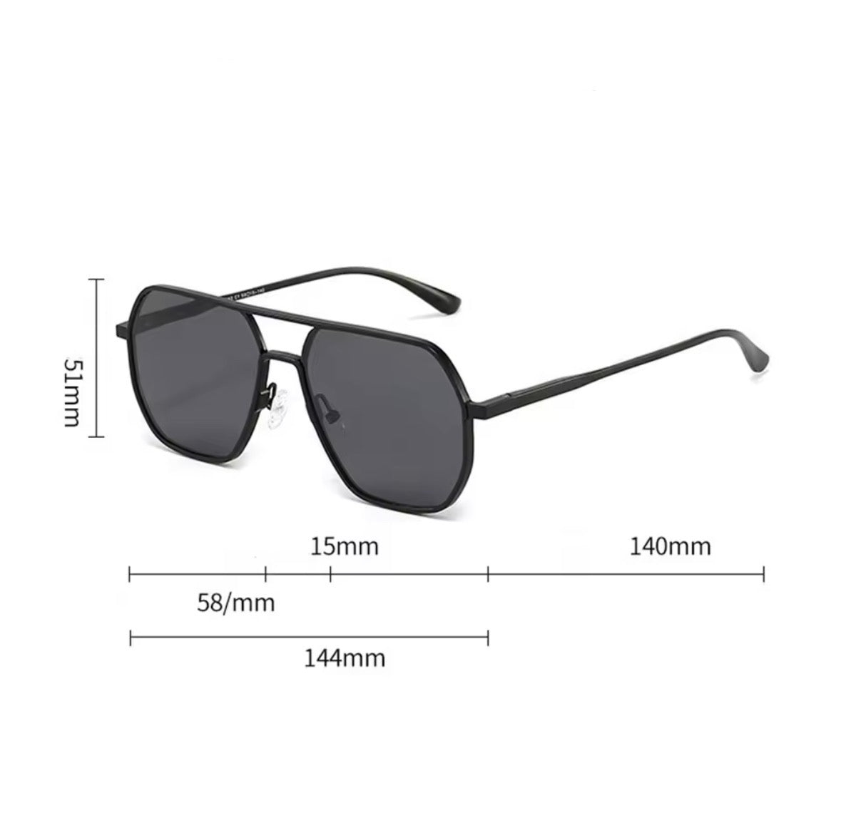 Photochromatische Luxus Metallrahmen Sonnenbrille