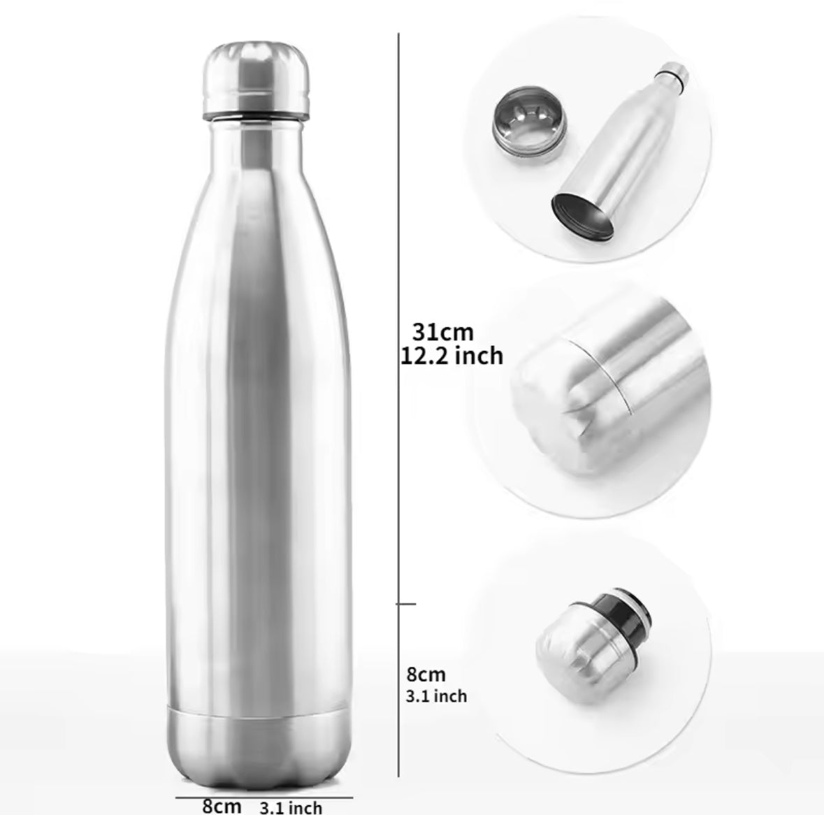 Anti-Diebstahl Thermos Trinkflasche