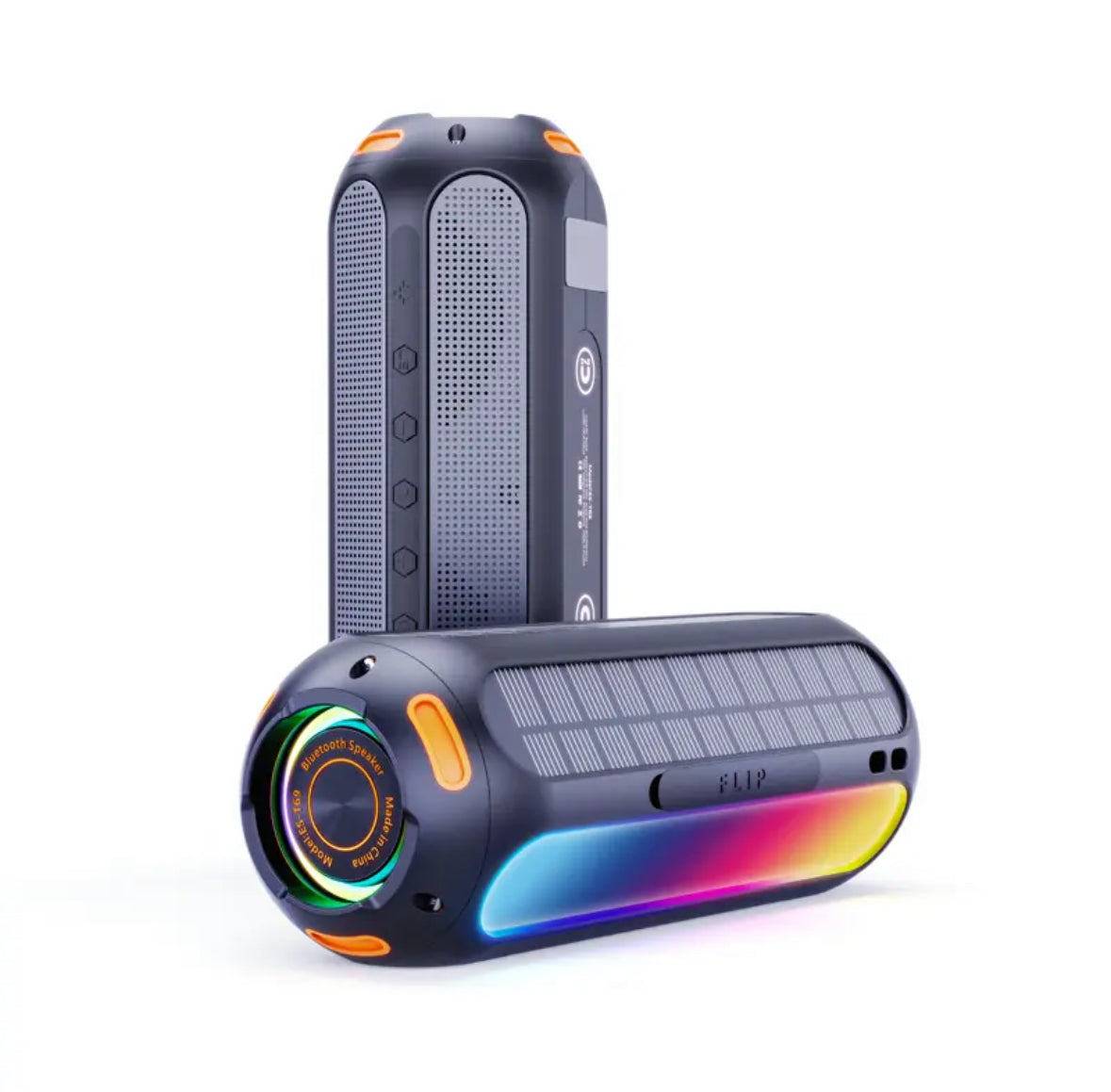 Magnetische Solar Bluetooth Lautsprecher mit RGB Beleuchtung