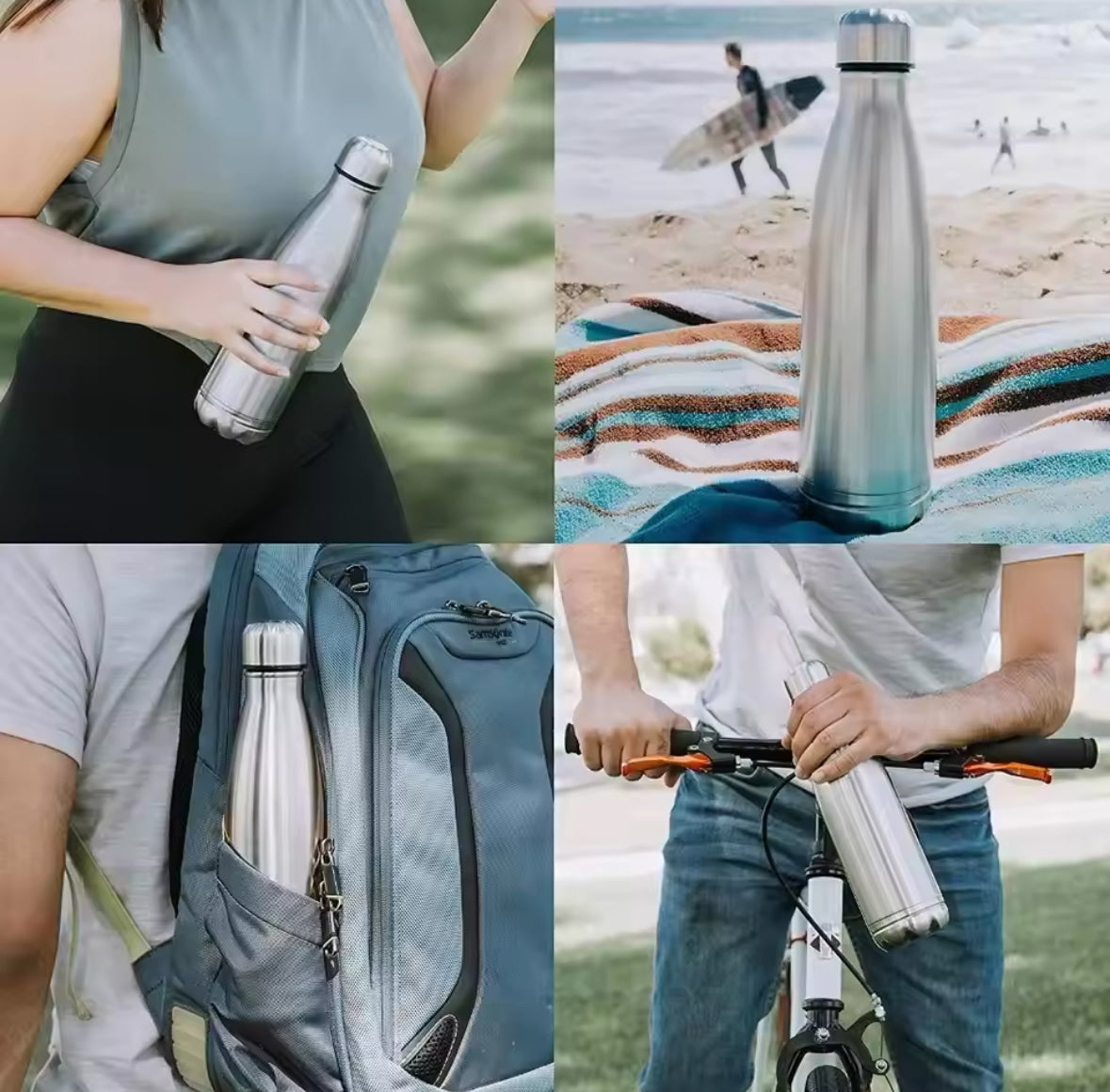 Anti-Diebstahl Thermos Trinkflasche