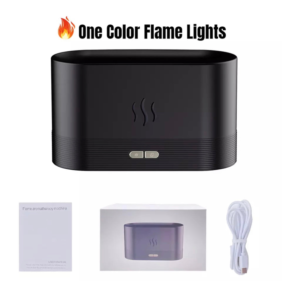 Aroma-Diffuser mit Flammeneffekt, Luftbefeuchter, schwarz, USB - Ihr  Elektronik-Versand in der Schweiz